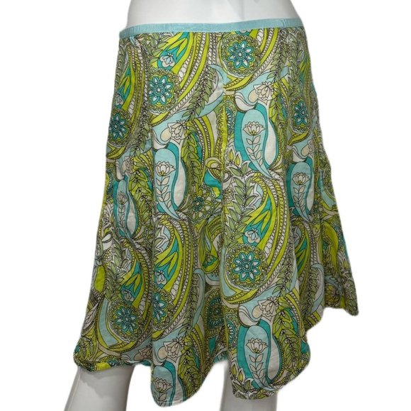 Gap Y2k Bright Paisley Skirt - Picture 6 of 8
